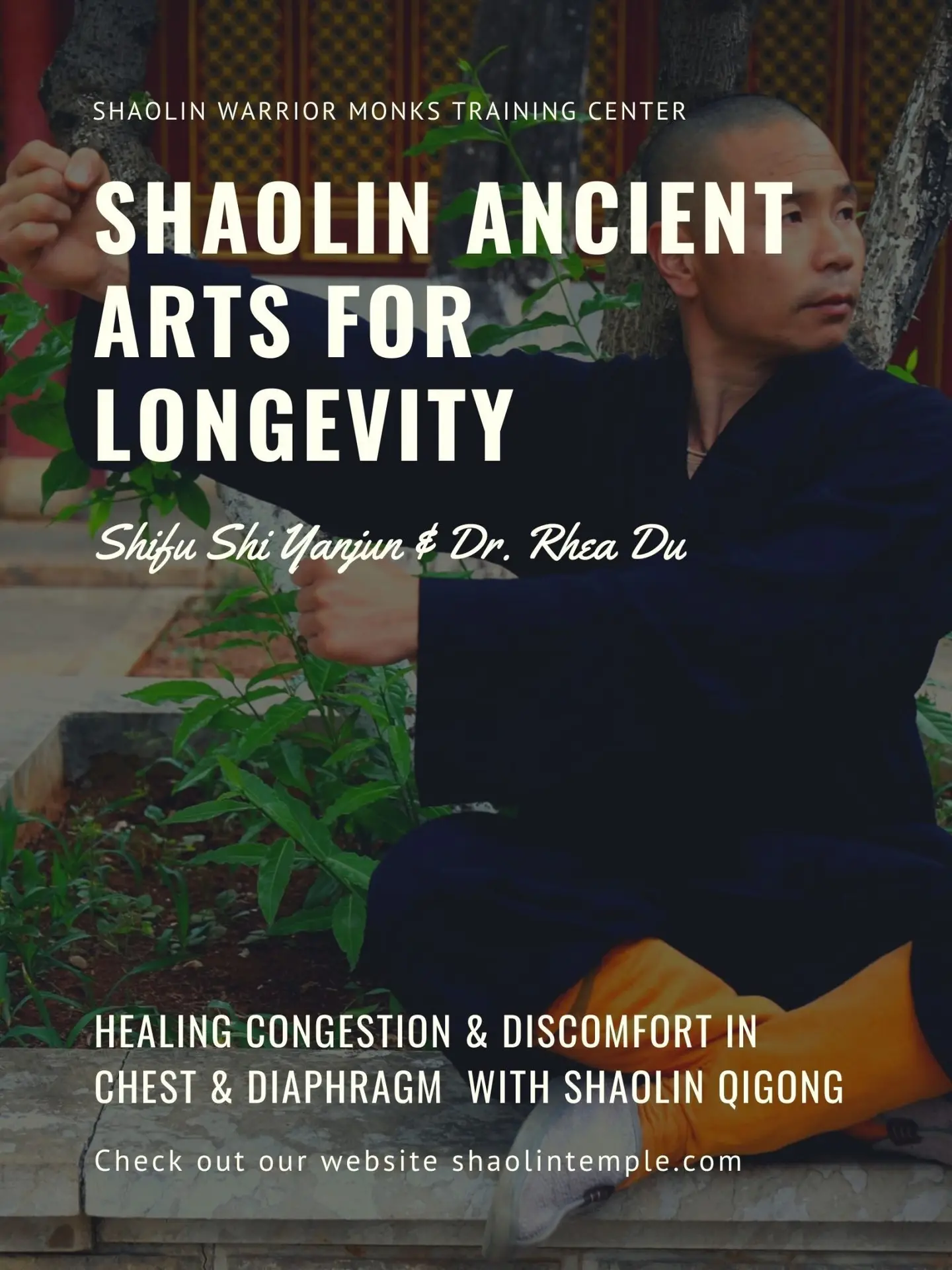 Healing congestion and discomfort in chest and diaphragm with Shaolin Qigong
