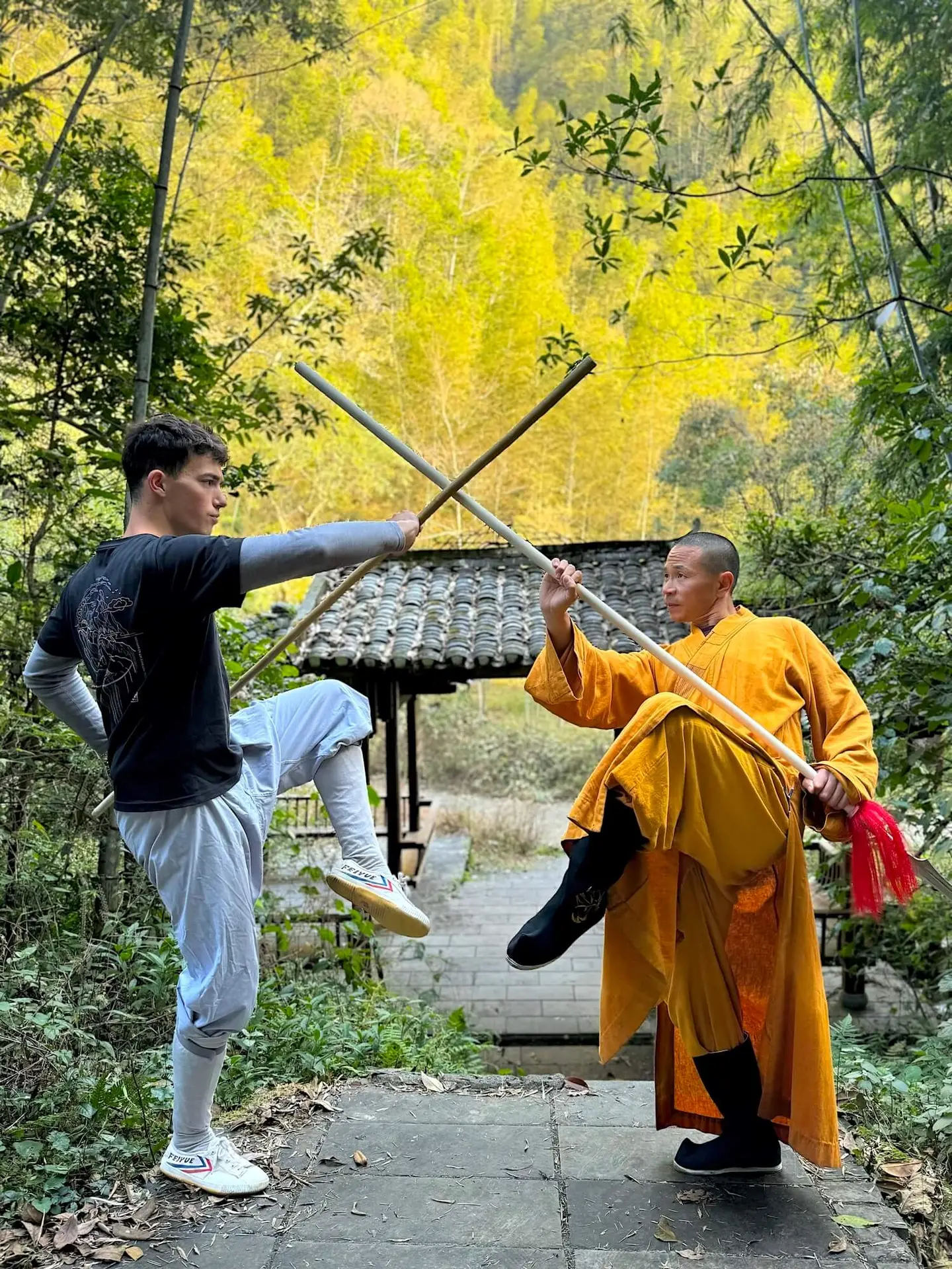 Disciple Shi Hengkai, Shaolin warrior program training