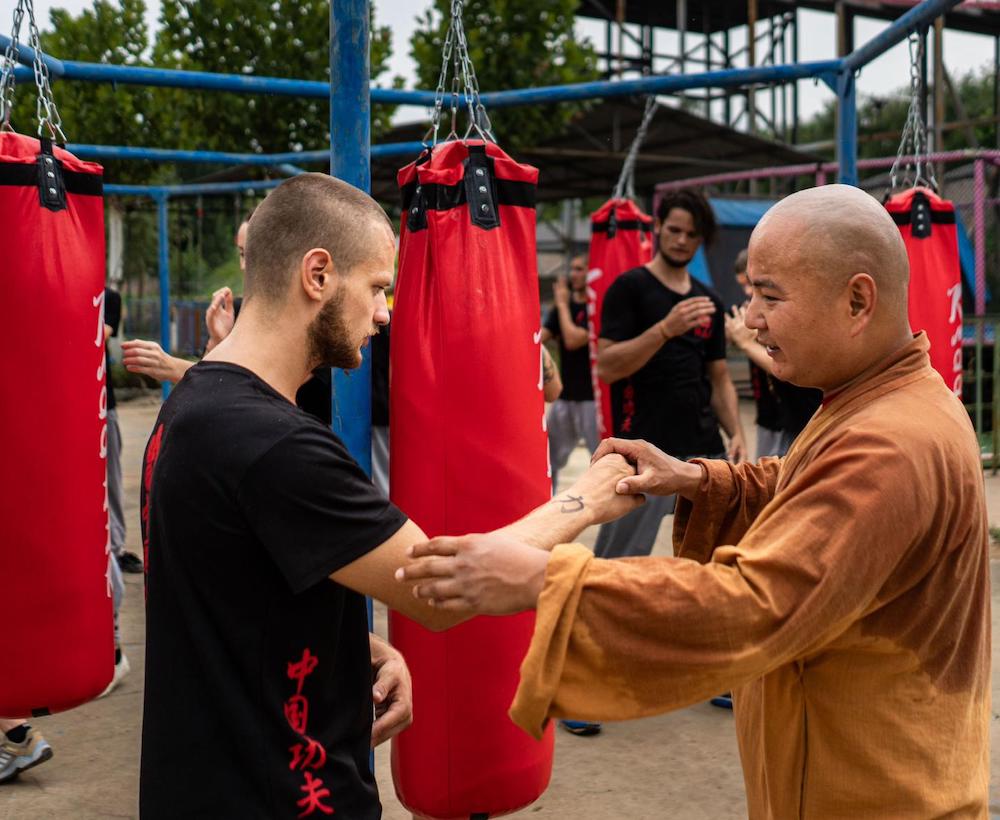 Sanda, training, kung fu basics