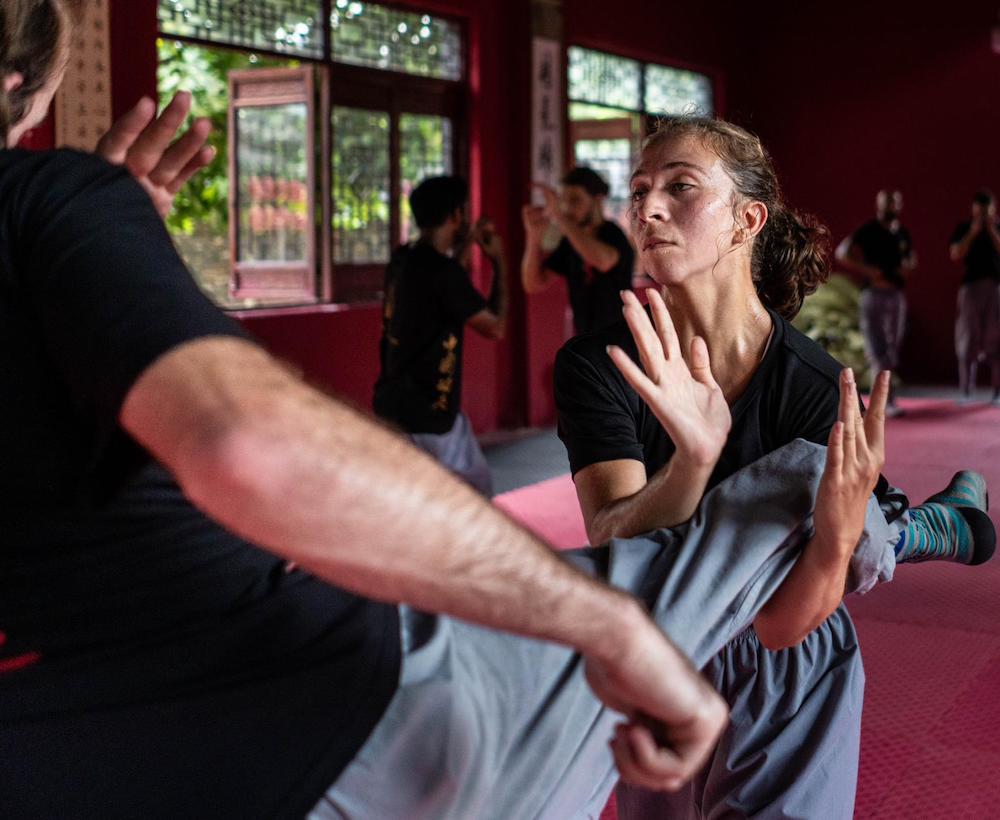 Sanda, training, kung fu basics