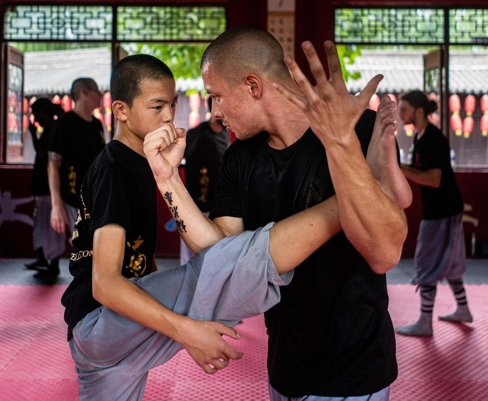 Sanda, training, kung fu basics
