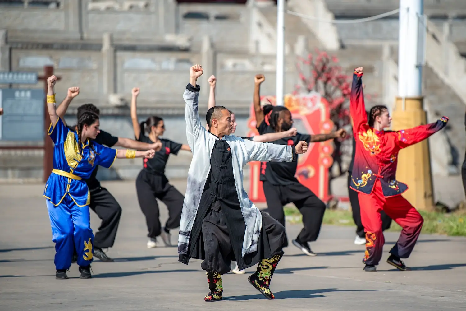 shaolin kung fu training